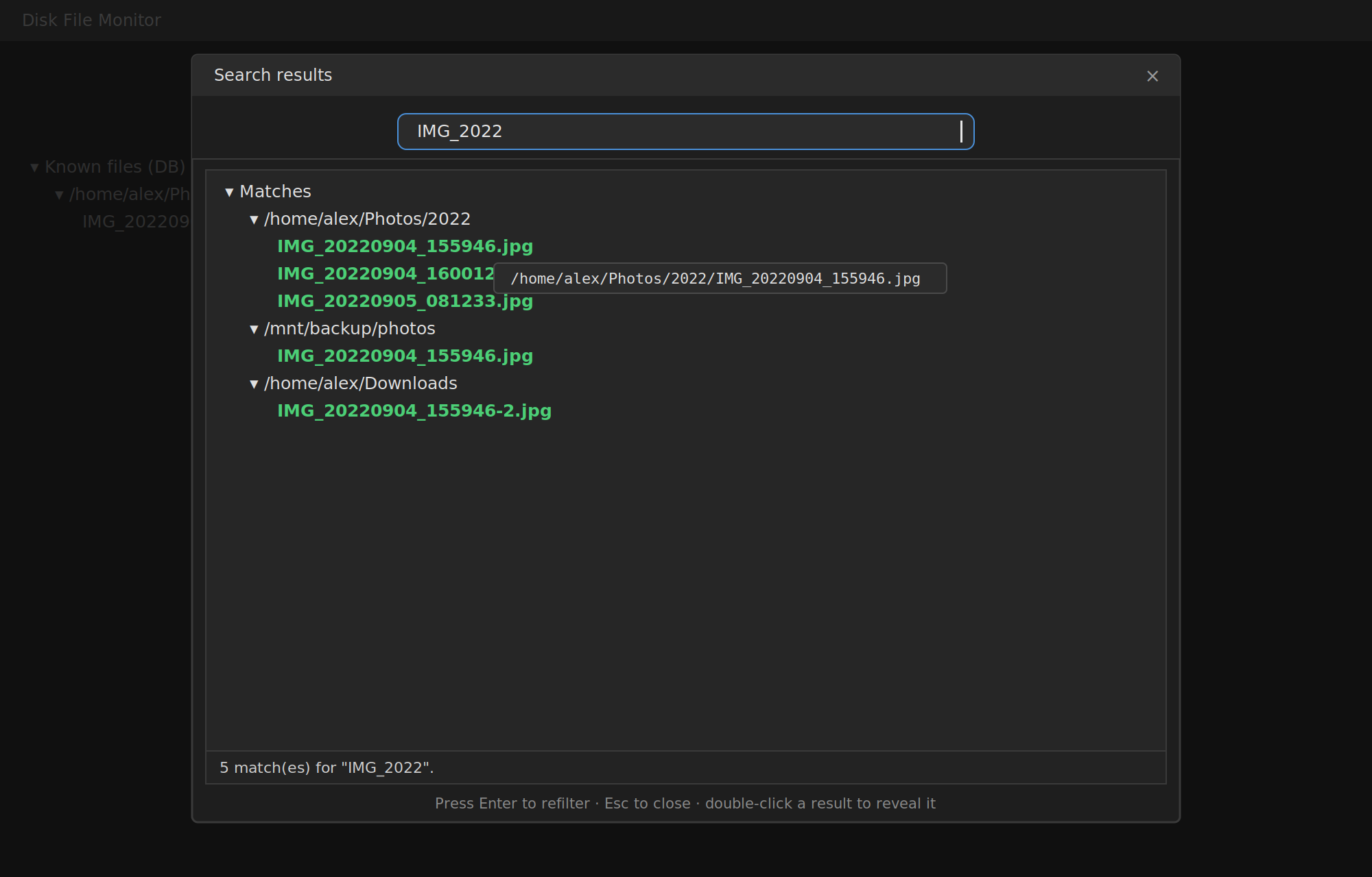 Disk File Monitor — 3/3